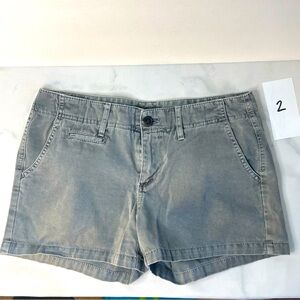 Merona Gray Jean Shorts Size 4 100% Cotton